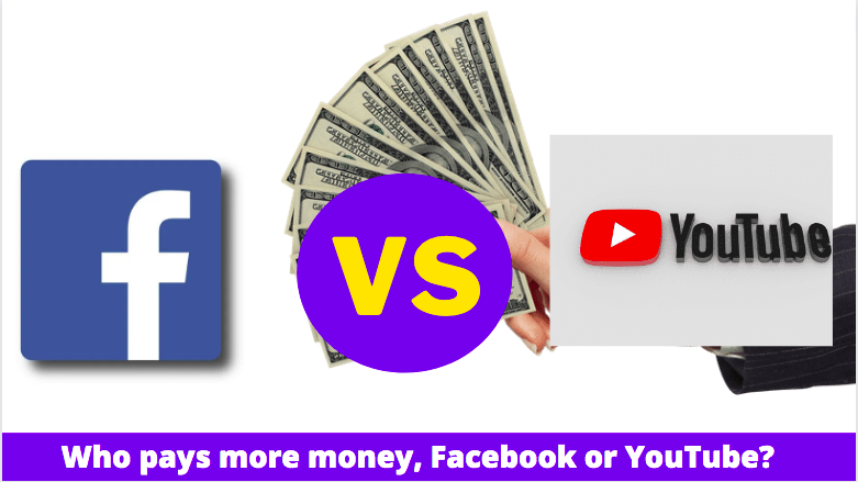 Who pays more money, Facebook or YouTube?