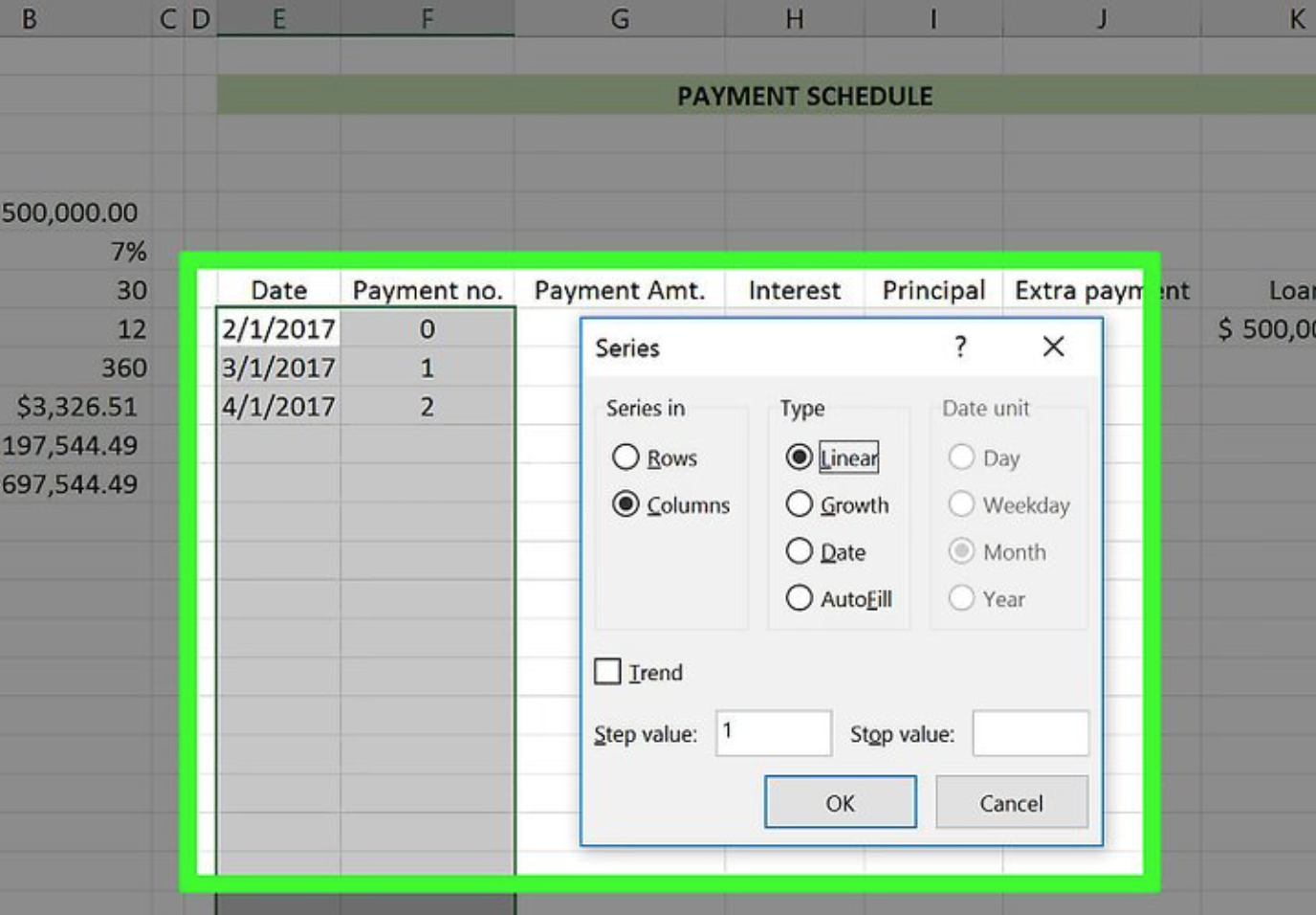 creating a mortgage calculator in Microsoft Excel