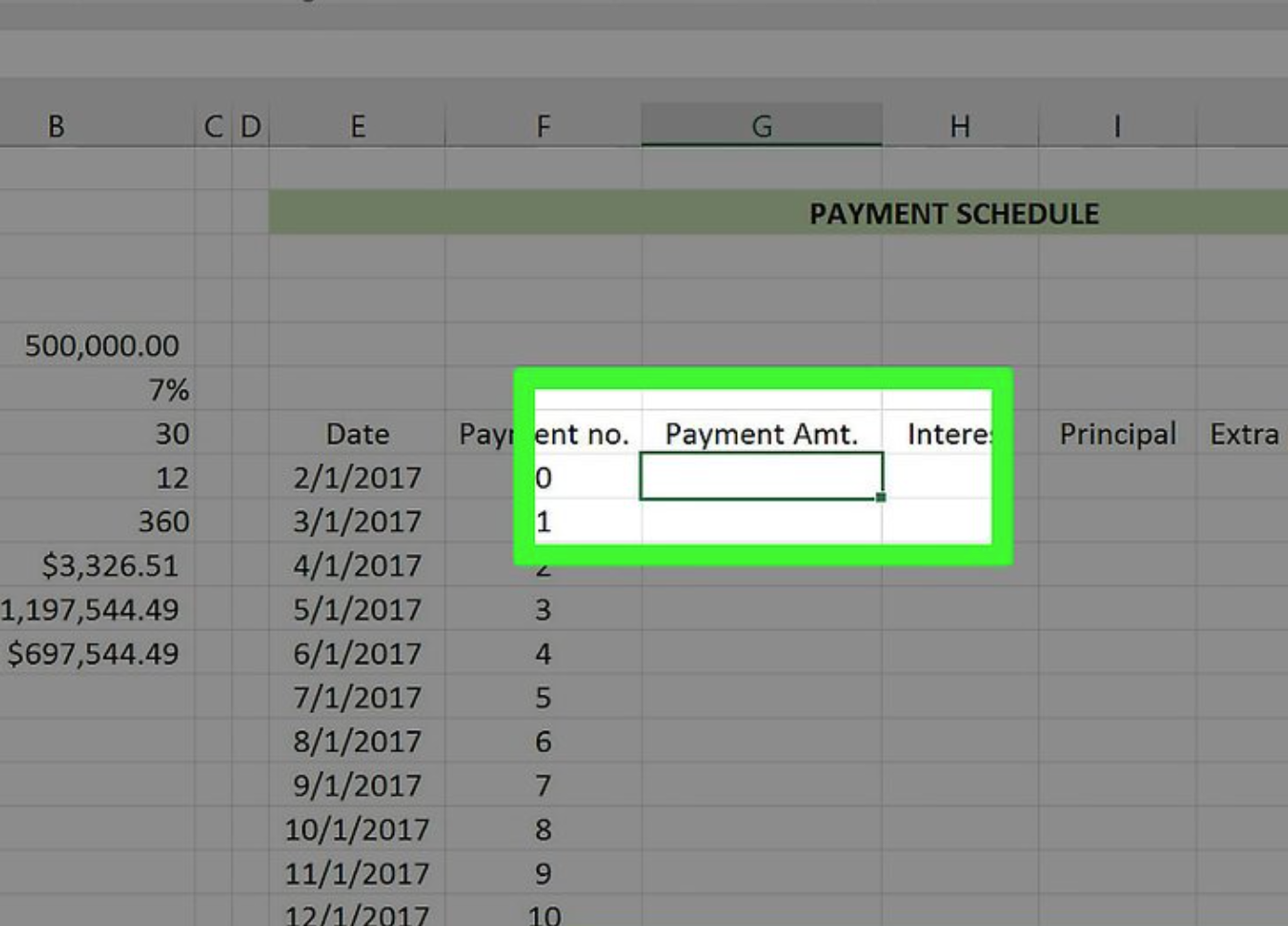 How to create a mortgage calculator in Excel