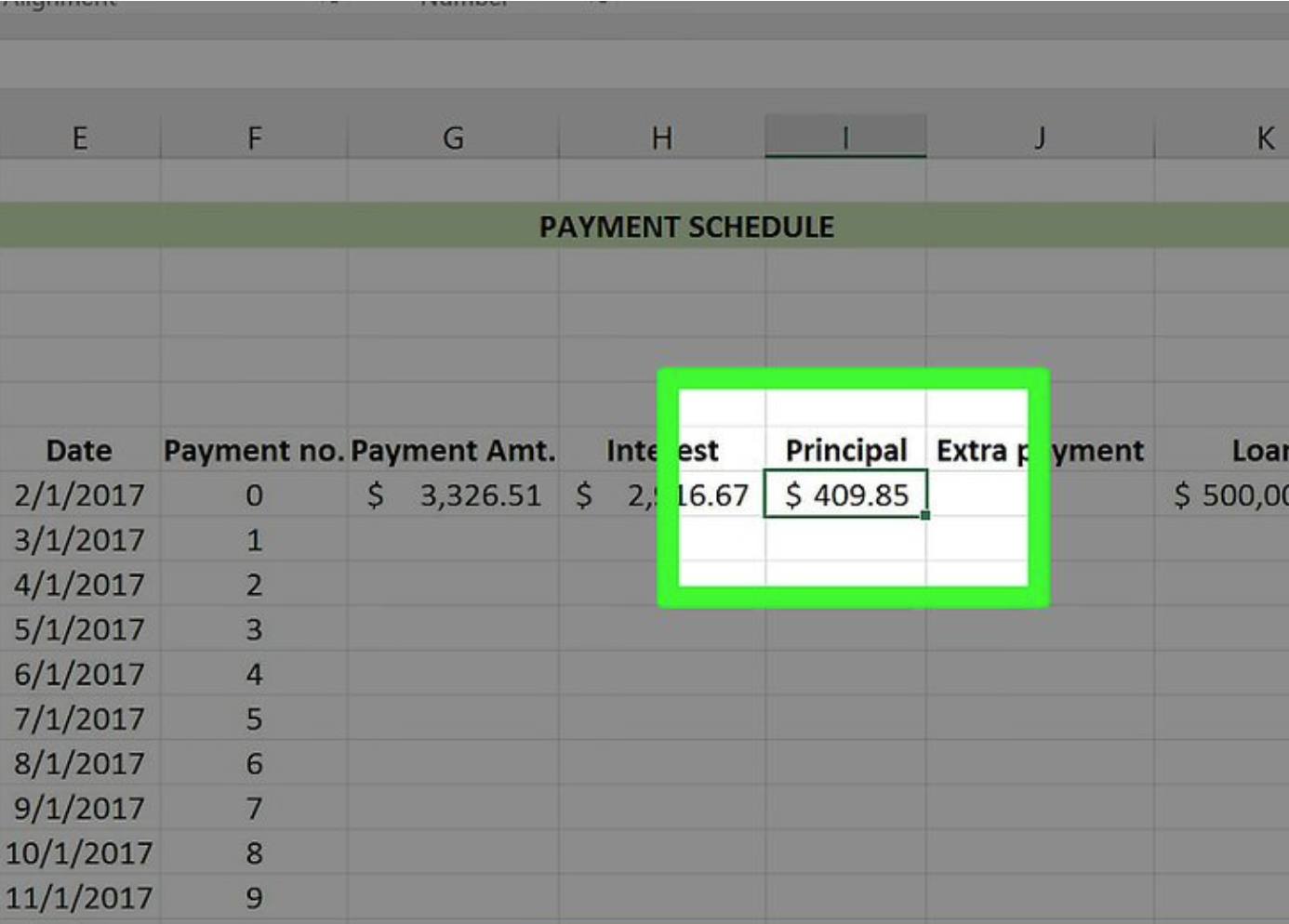 mortgage calculator in Excel