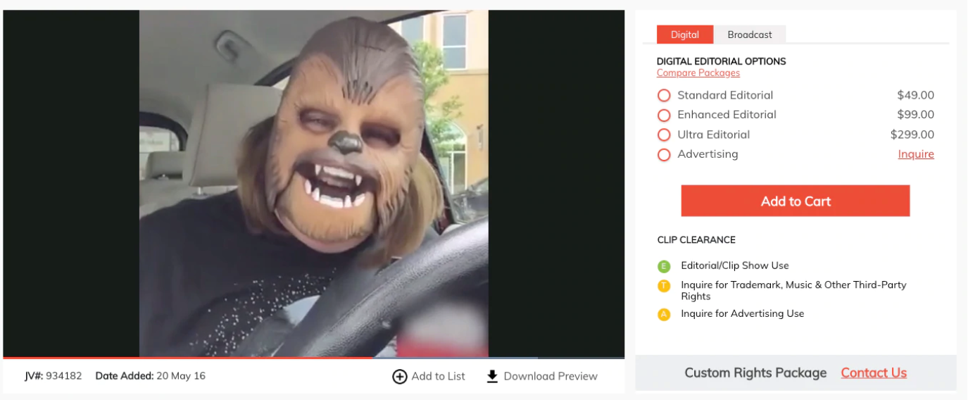 When a video of a woman dressed as Chewbacca went viral, dozens of new media outlets expressed interest in covering it.