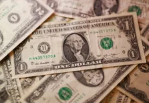 Dollar eases from 13-month high after data burst Dollar eases from 13-month high after data burst