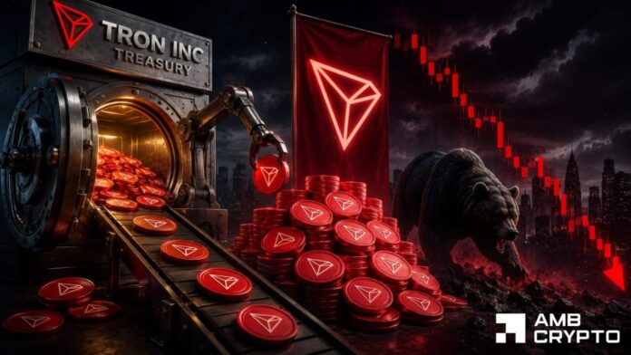 Inside Tron Inc’s 700 million TRX treasury and market impact