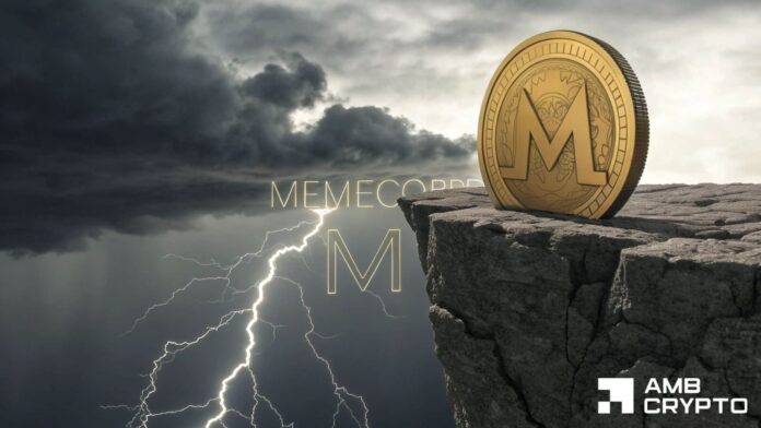 MemeCore loses momentum after 14% crash – Can buyers regain control?