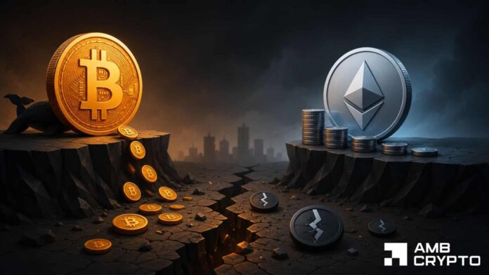 Whales-dump-Bitcoin-Ethereum-leaves-exchanges-Crypto-sees-186-mln.jpg Whales dump Bitcoin, Ethereum leaves exchanges: Crypto sees $186 mln liquidation
