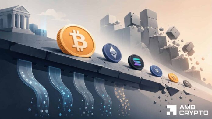 Why is the crypto market down today? ETF outflows, $1.3B liquidations, and more