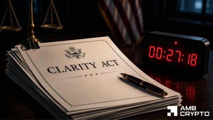 Will the CLARITY Act miss out on approval? 'The window continues to narrow each day'