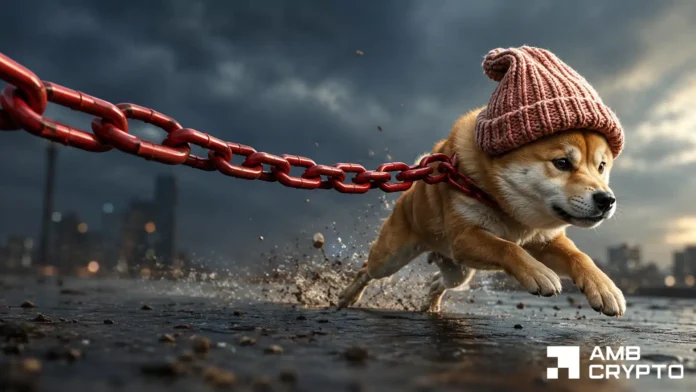 dogwifhat jumps 16% - but massive resistance stands in WIF's path to more gains