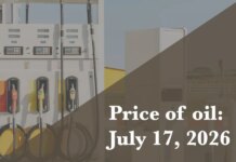 Current price of oil as of July 17, 2026 Current price of oil as of July 17, 2026