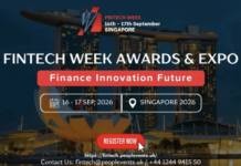 FinTech Week Awards & Expo Singapore 2026 to Bring Together 1,000+ Global FinTech Leaders This September FinTech Week Awards & Expo Singapore 2026 to Bring Together 1,000+ Global FinTech Leaders This September