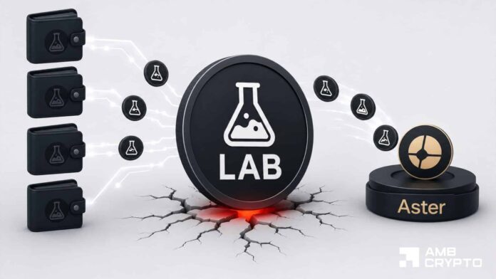 LAB crypto crashes 54% - Why an $18.3M insider-linked transfer raises concerns