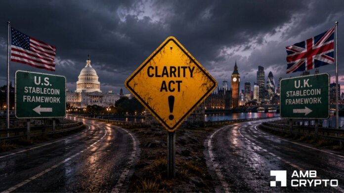US-UK-unveil-stablecoin-roadmap-as-CLARITY-Act-stalls-For.jpg U.S., U.K. unveil stablecoin roadmap as CLARITY Act stalls: 'For their own political gain!'