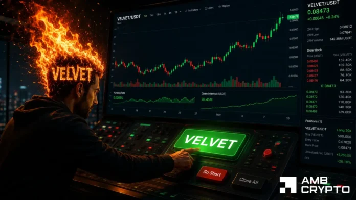 Velvet crypto slides 75% in a week - Why bulls aren't giving up yet