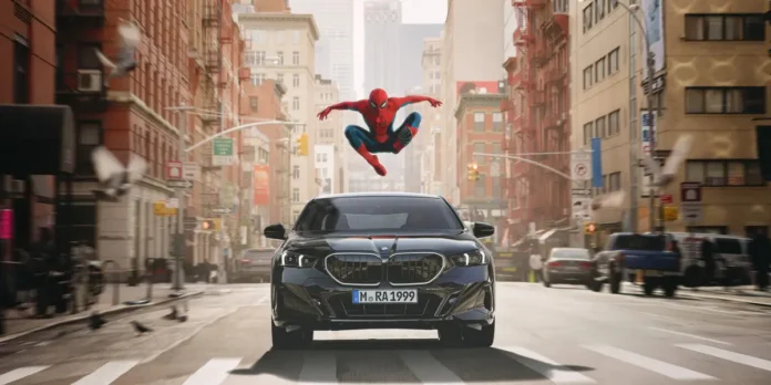 BMW Beams Ads for New 'Spider-Man' Movie Into Cars, Faces Backlash
