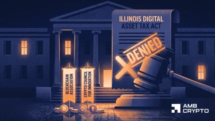 Blockchain Association and CCI sue Illinois over Digital Asset Tax Act – Details
