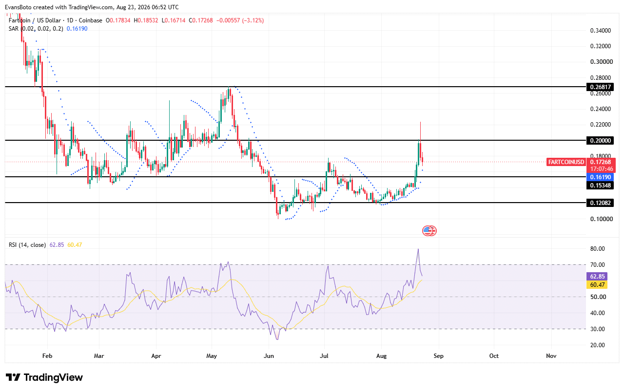 FARTCOIN price action