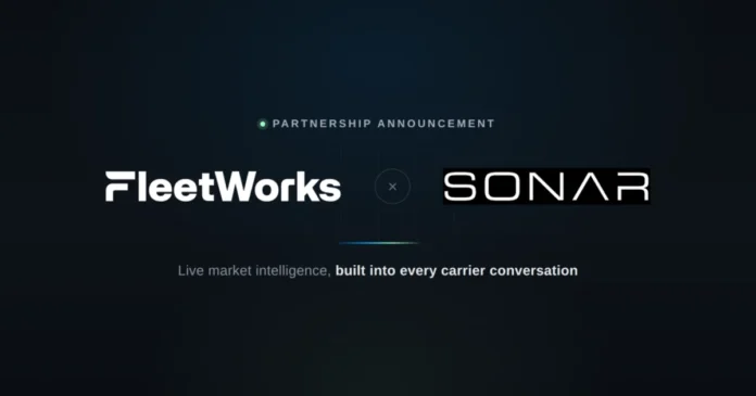 FleetWorks and SONAR partner to put live market intelligence inside the agentic marketplace