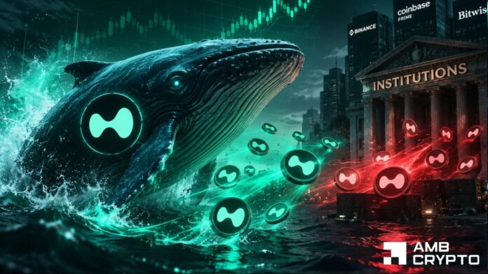 How is HYPE's whale accumulation challenging its $72M institutional transfers?
