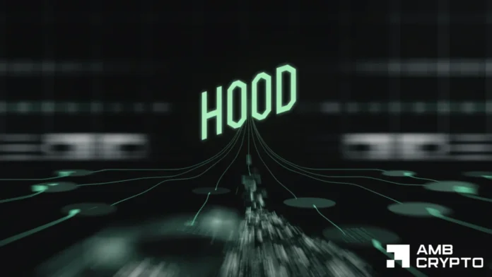 HOOD stock recovers as Robinhood chain hits record fees
