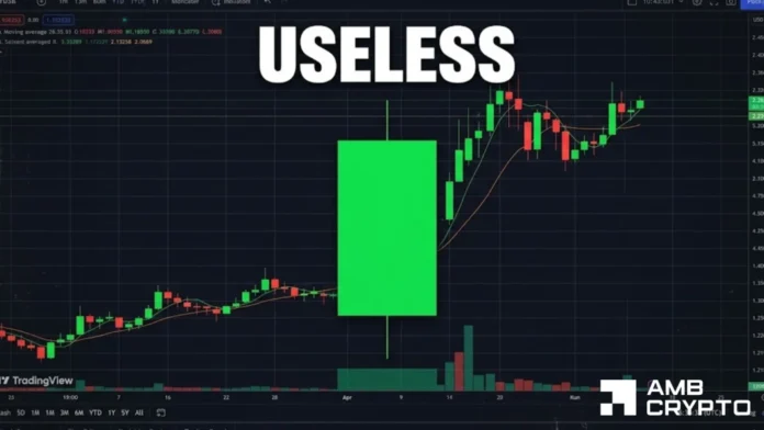 Useless Coin rallies 38% - Why $0.097 could be its next test