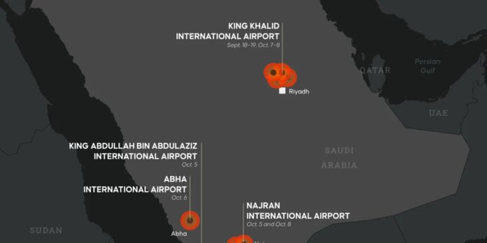 Attack on Saudi airport kills 12 people and wounds more than 300