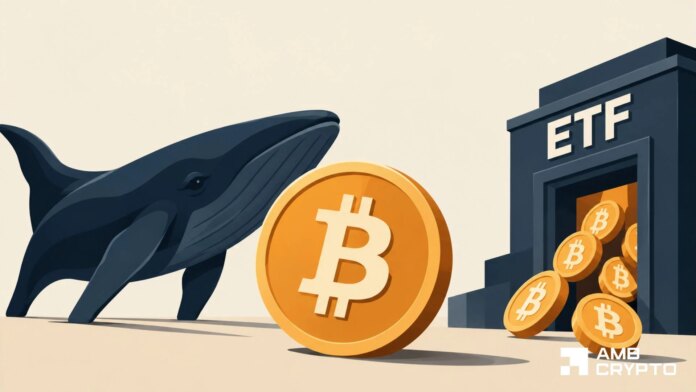 Bitcoin whale accumulation meets $760M in ETF outflows - Is BTC's recovery at risk?