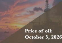 Current price of oil as of Oct. 5, 2026 Current price of oil as of Oct. 5, 2026