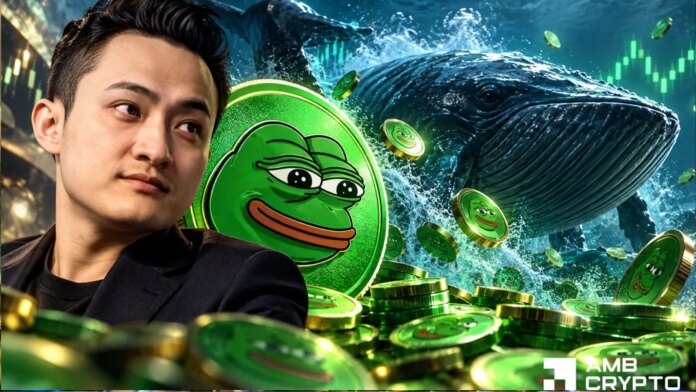Is-Justin-Sun-positioning-for-PEPE-A-72-trillion-memecoin.jpg Is Justin Sun positioning for PEPE? A 7.2 trillion memecoin transfer sparks intrigue