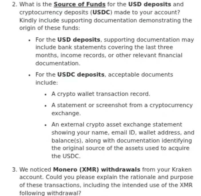 Kraken Monero