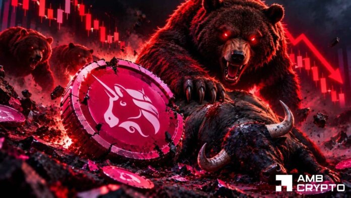 Uniswap bulls lose $5.7M as UNI tests KEY support - What’s next?