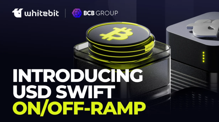 WhiteBIT Expands Fiat Access with USD SWIFT On/Off-Ramp