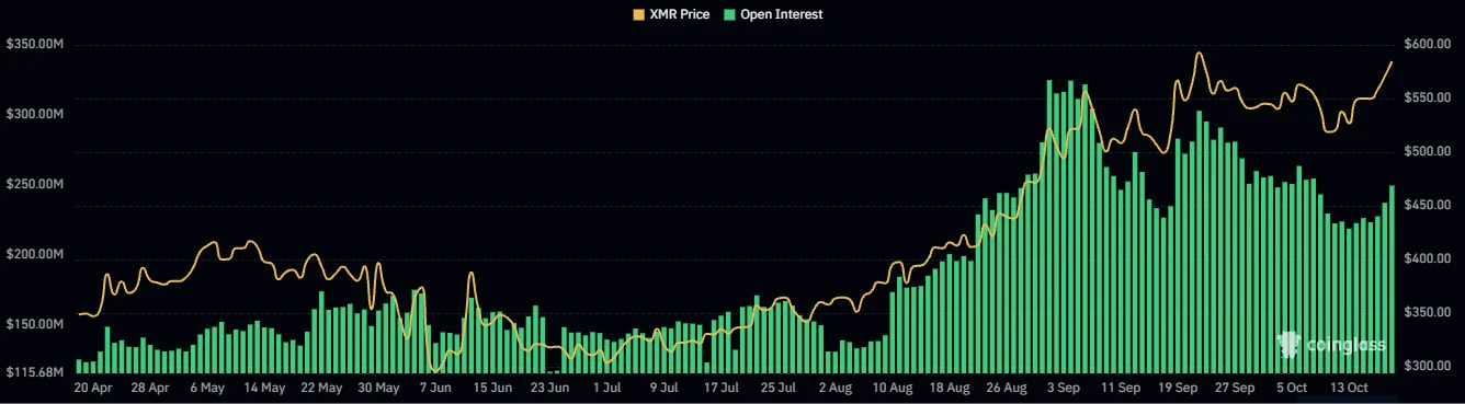 XMR open interests